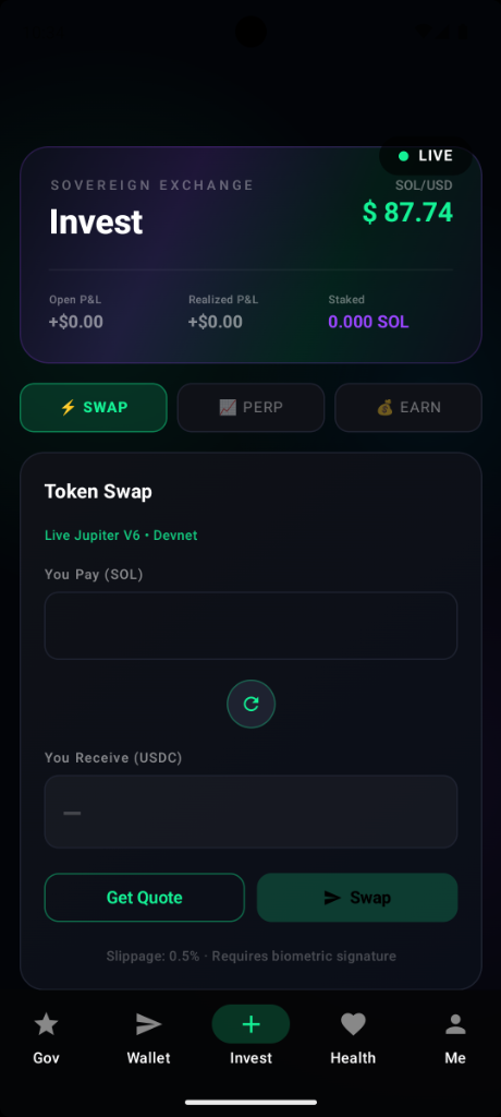 SolanaSuper Invest Dashboard